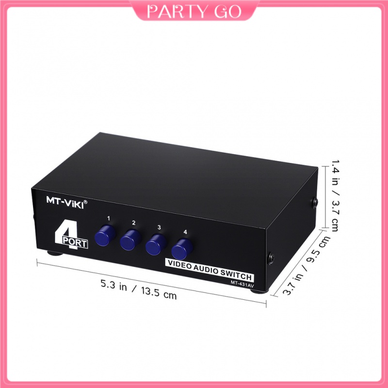 Bộ Thiết Bị Nhận Tín Hiệu Âm Thanh / Video 4 Trong 1