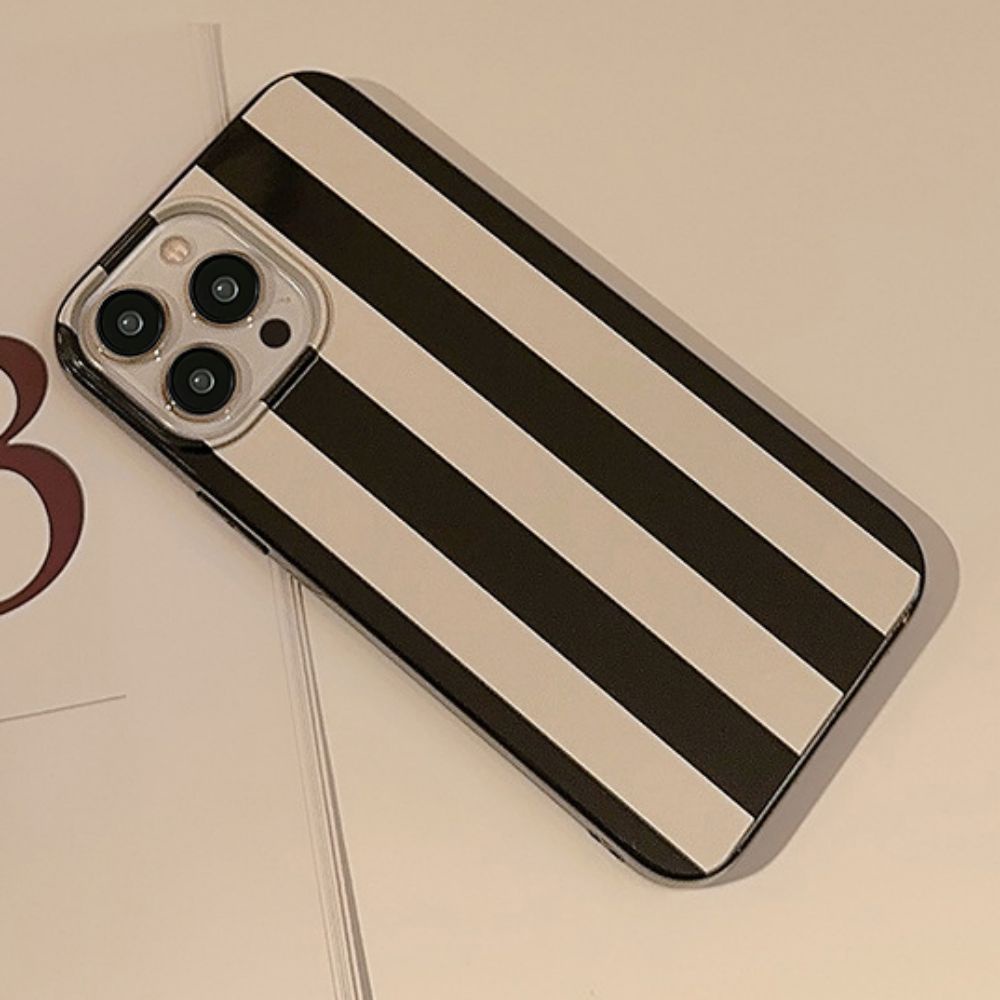 Ốp Điện Thoại TPU Mềm Chống Sốc Họa Tiết Kẻ Sọc Đơn Giản Cho IPhone 14 Pro Max 13 12 11 Pro Max XS XR 7 8 Plus