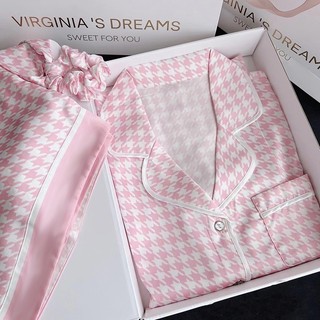 Bộ Đồ Ngủ Bằng Lụa Satin Plus Size Dành Cho Nữ