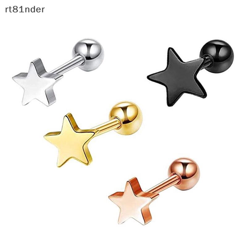 1 Đôi Bông Tai Ngôi Sao Dạng Xoắn Ốc Cho Nữ