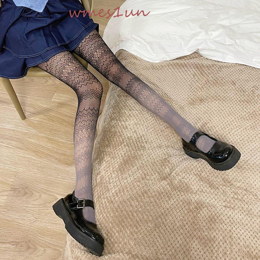 Quần Tất Lưới Nylon Màu Sắc Ngọt Ngào WMES15H Phong Cách Lolita Cho Nữ
