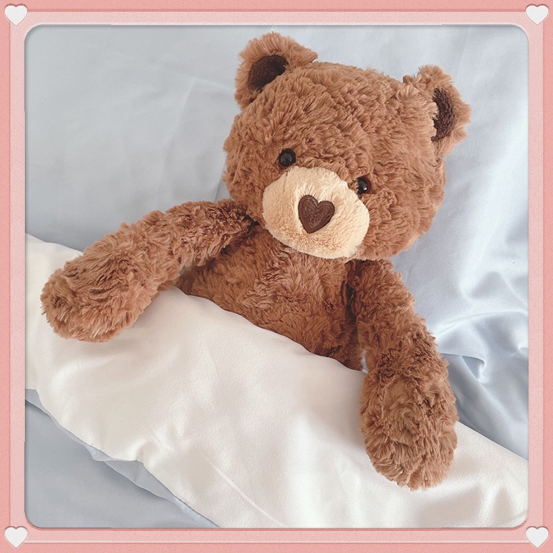 Đồ chơi nhồi bông Hình Gấu Nâu Mềm Mại Dễ Thương