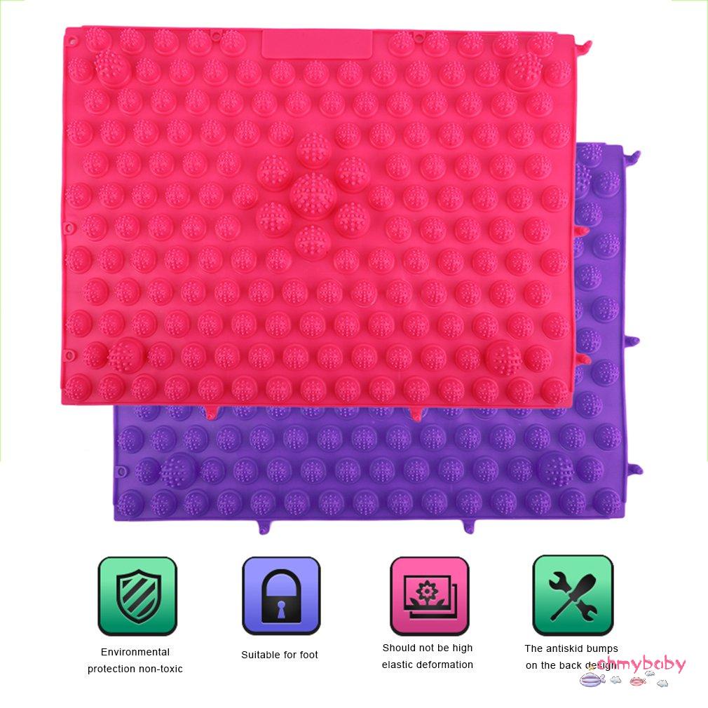 [OMB] Phong Cách Hàn Quốc Chân Massage TPE Hiện Đại Bấm Huyệt Thảm Giảm Mệt Mỏi Thúc Đẩy Lưu Thông [Z/12]