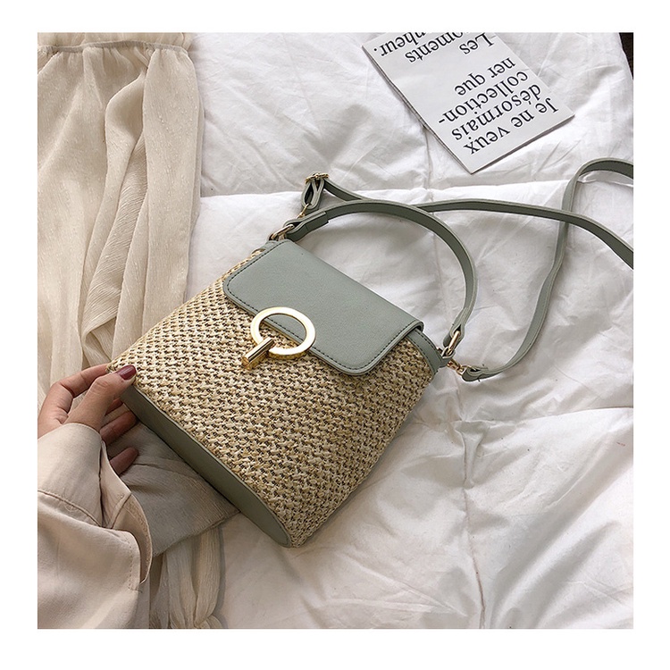 Túi cói Vai Bằng Rơm Thời Trang Sành Điệu Cho Nữ