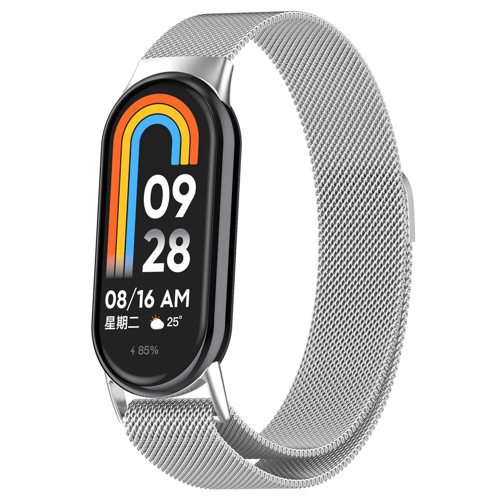 Dây Đeo Inox Cho Đồng Hồ Thông Minh Xiaomi Mi band 8 miband 8