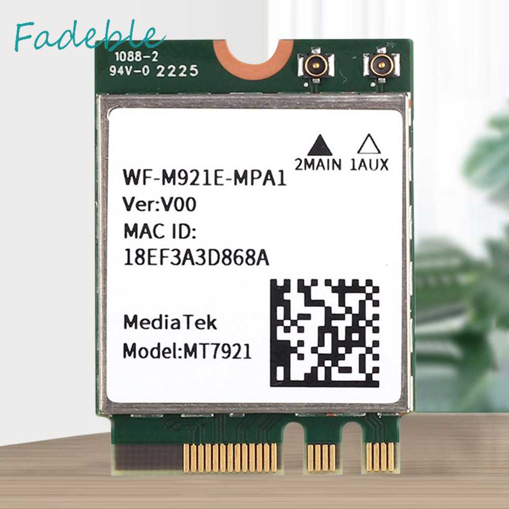 Thẻ Mạng Không Dây MT7921 1200Mbps Băng Tần Kép 2.4Ghz / 5Ghz Cho Laptop