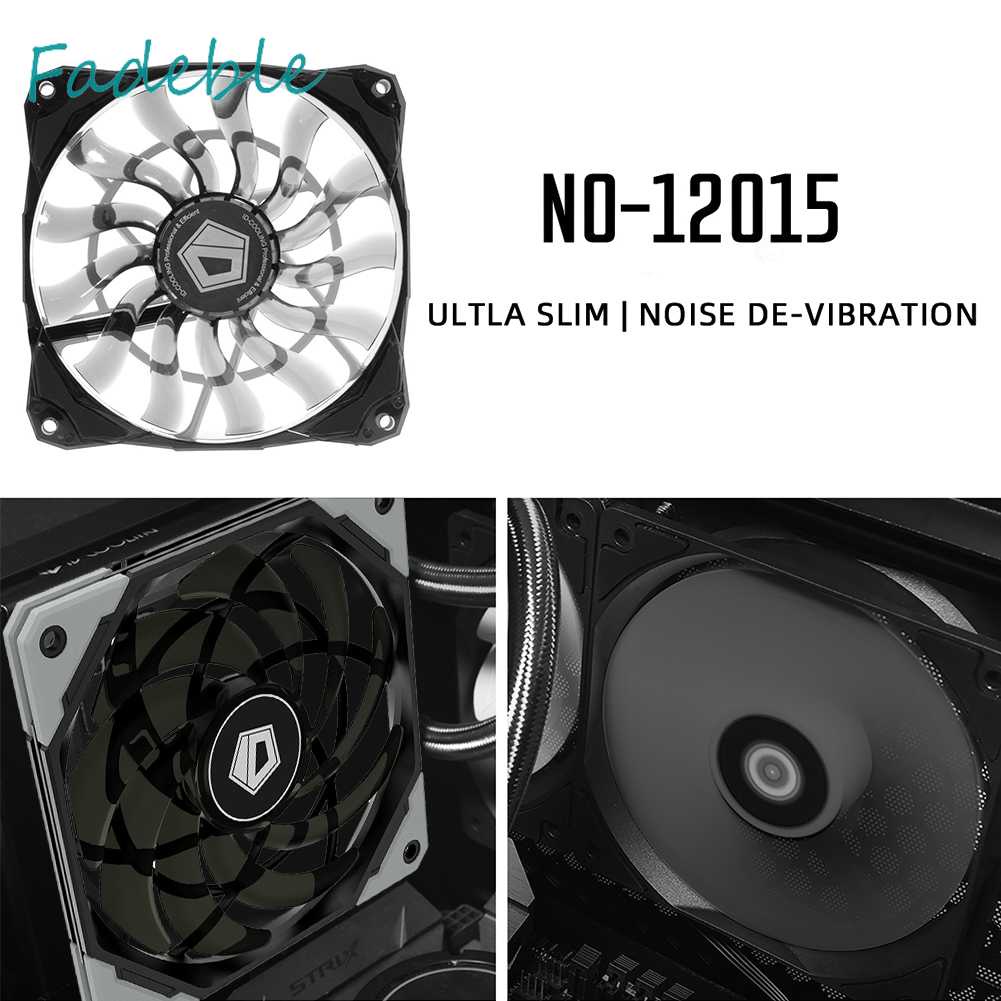 Quạt Tản Nhiệt Làm Mát 12cm Cho PC Case Chassis CPU 4 Pin Yên Tĩnh