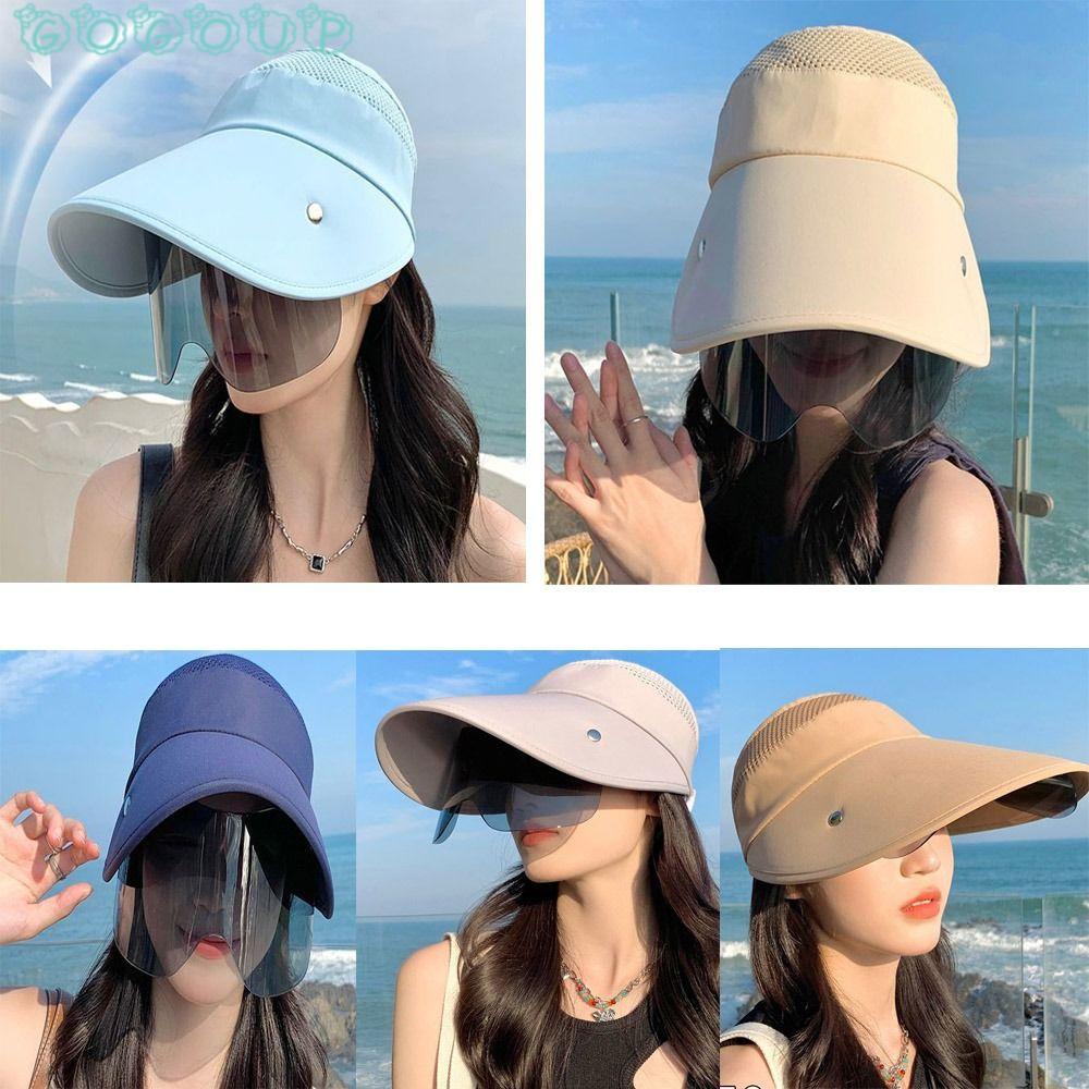 Mũ Lưỡi Trai Nửa Đầu Chống Nắng Và Tia UV Thời Trang Đi Biển Mùa Hè Mới Cho Nữ