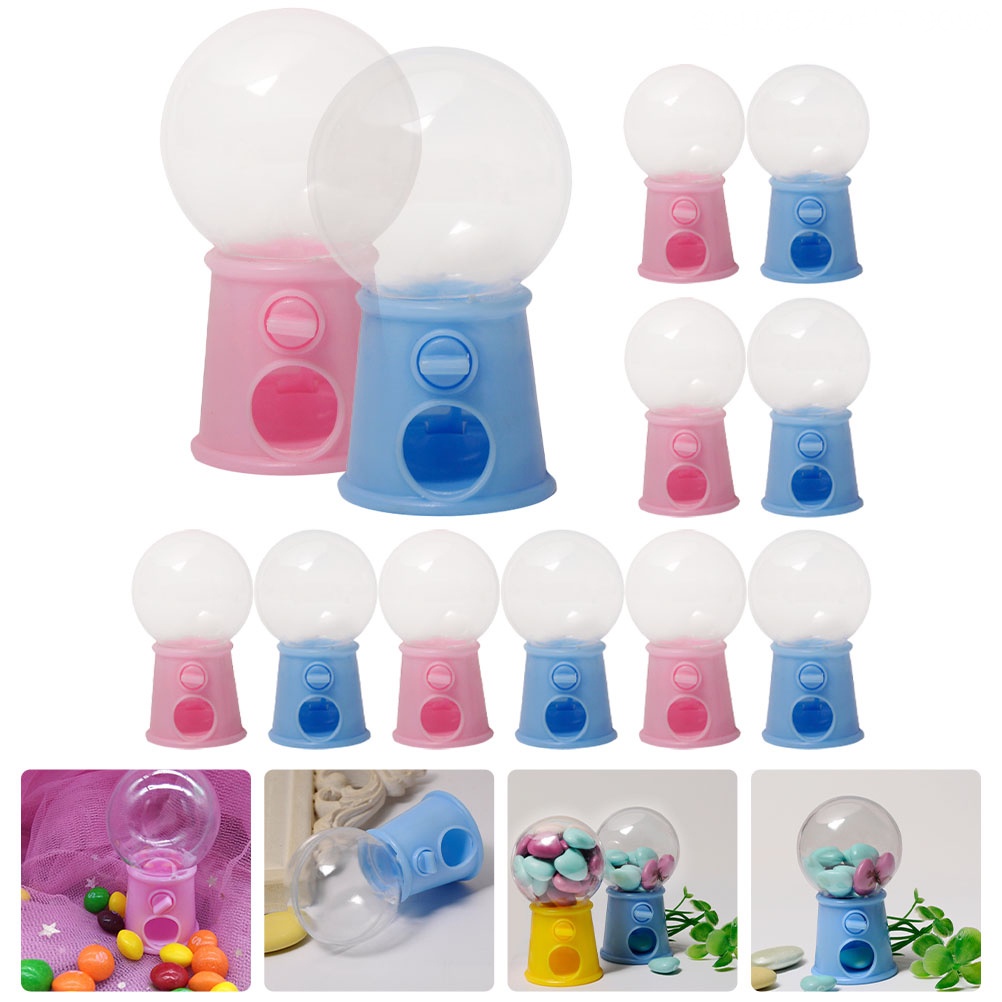 Set 12 Mô Hình Đồ Chơi Máy Kẹo Gumball Mini Cho Bé