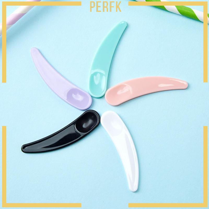 Set 100 Que Muỗng Phết Kem Trang Điểm Mặt Màu Trắng