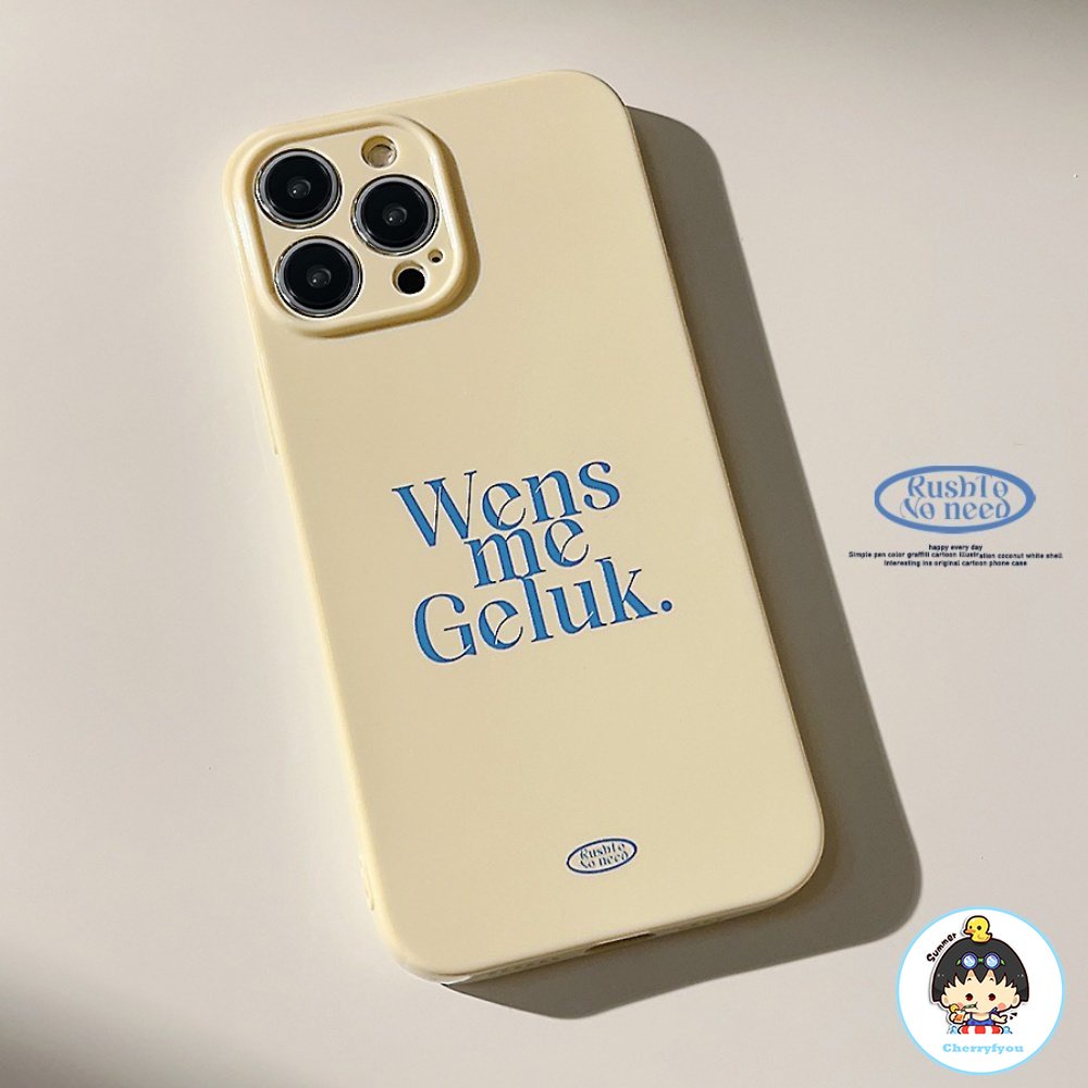 Ốp Điện Thoại TPU Mềm Chống Sốc Chống Dấu Vân Tay In Chữ Cho IPhone 11 12 13 14 Pro Max