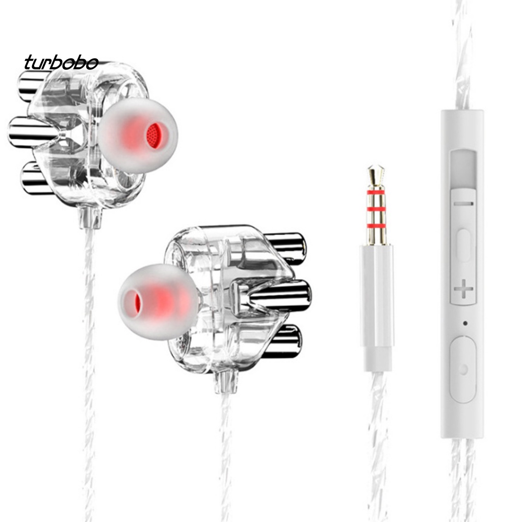 Tai Nghe Nhét Tai Chống Rối Có Mic Thiết Kế Trong Suốt Tiện Dụng