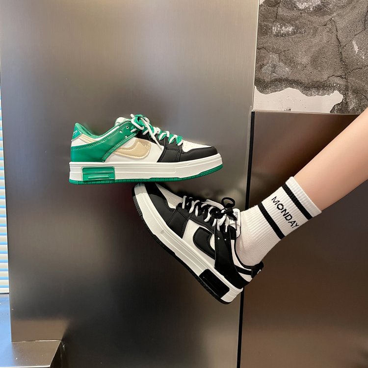 Giày Thể Thao Đế Dày Phối Dây Buộc Nhiều Màu Sắc Thời Trang Cho Nữ