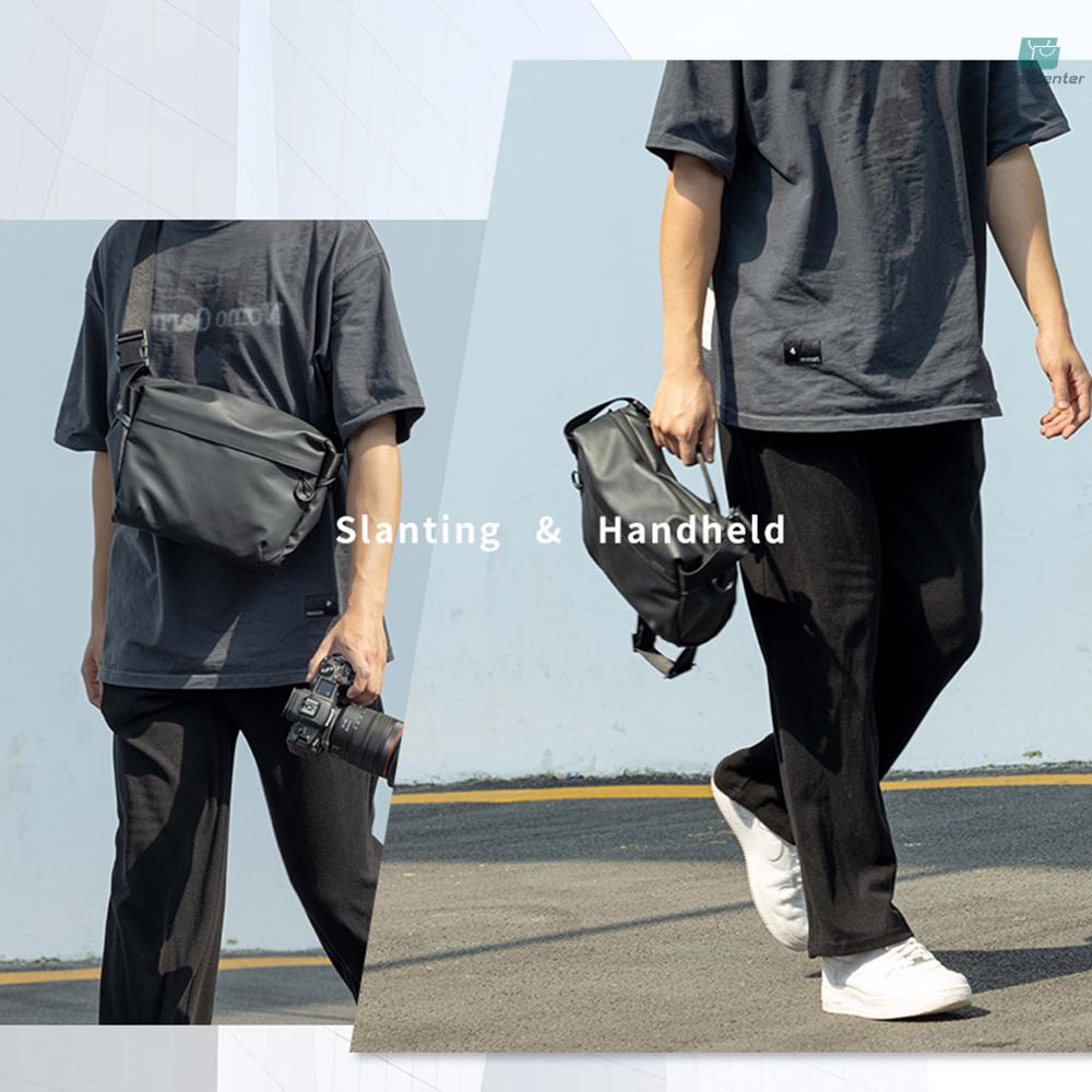 Ulanzi PB008 Casual Camera Bag Waterproof Camera Sling Bag 6L Large Capacity Photography Shoulder Bag with Detachable Divider Replacement for    Mirrorless Cameras