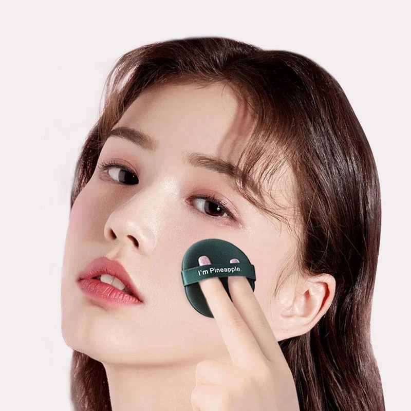 Bộ 7 Miếng Mút Trang Điểm Ướt &amp; Khô Mềm Mại Cách Ly Lớp Trang Điểm Không latex Có Thể Giặt Được
