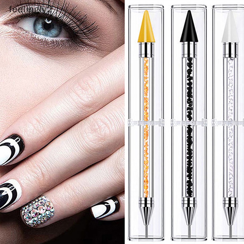 1 Cây Bút Hai Đầu Đính Đá Trang Trí Móng Tay Nghệ Thuật