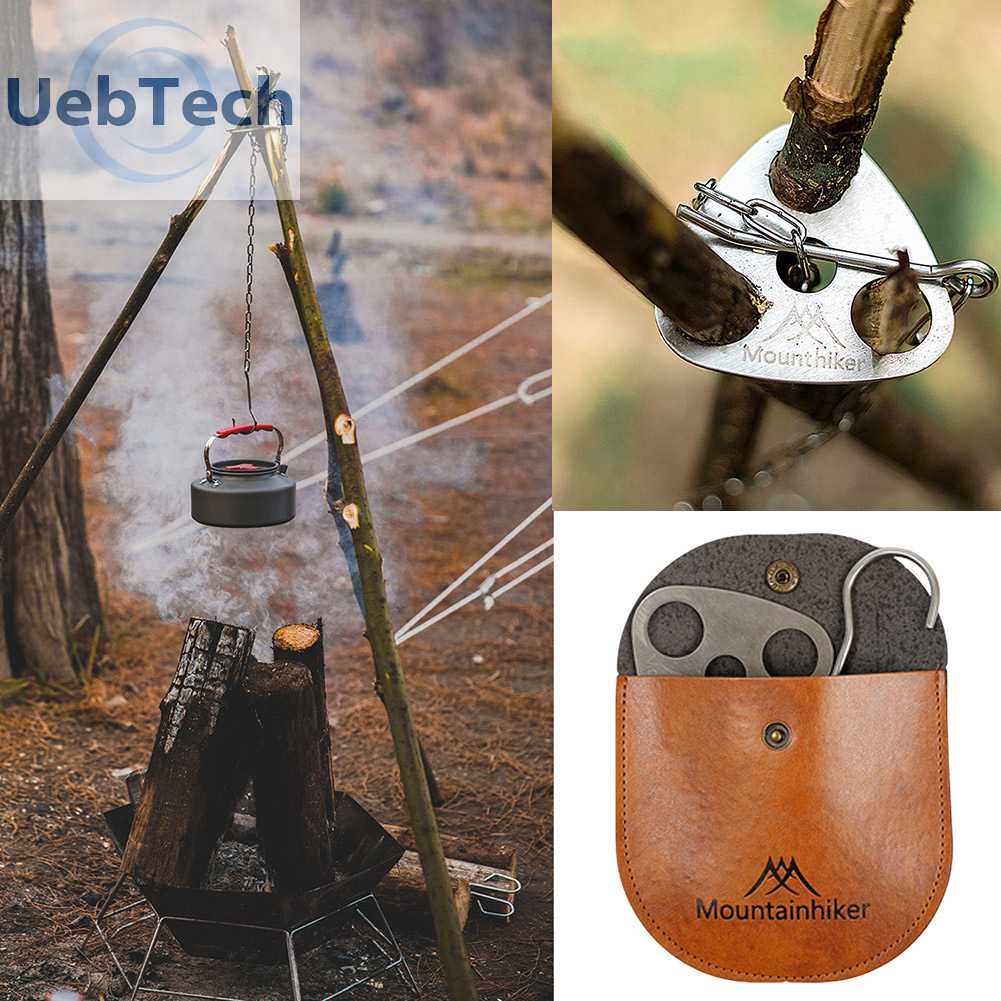 Giá Đỡ Ba Chân Cho Bếp Nướng Cắm Trại Ngoài Trời