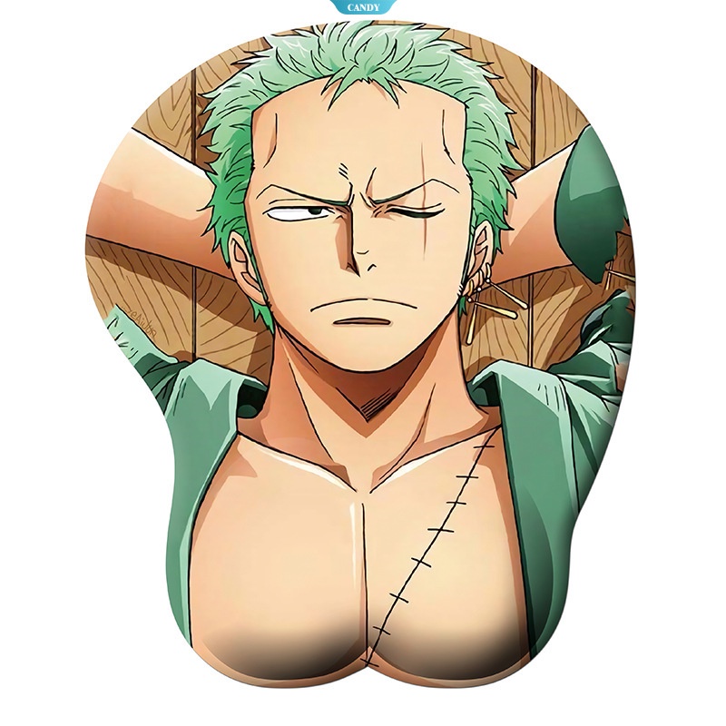 Đệm Lót Chuột Silicone 3D Chống Trượt Hình Nhân Vật Anime