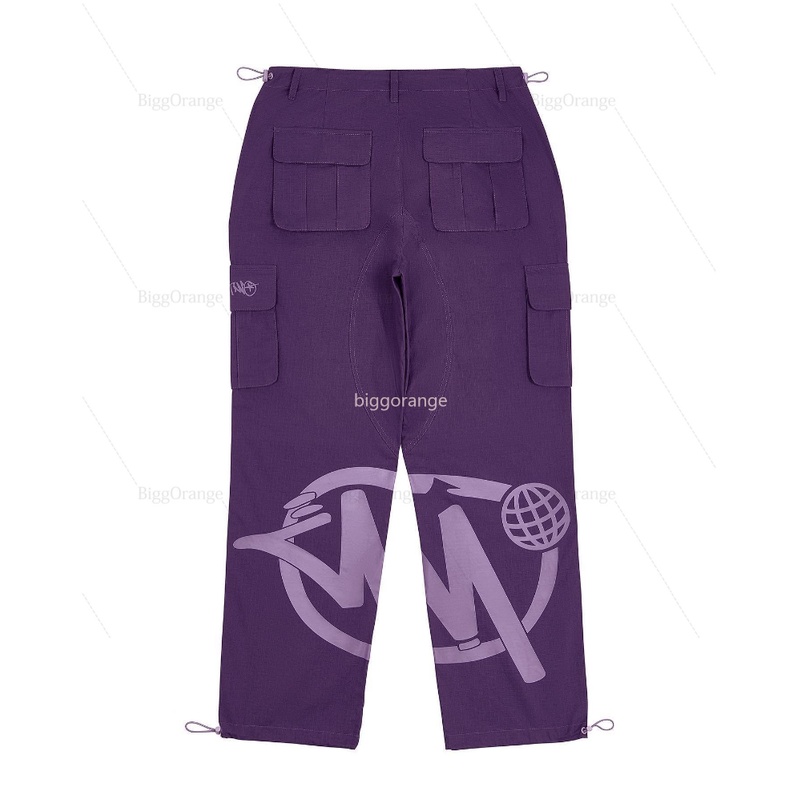 Quần ống rộng Màu Đen In Chữ Y2K Phong Cách Harajuku hip hop Thời Trang 2023 Cho Nam