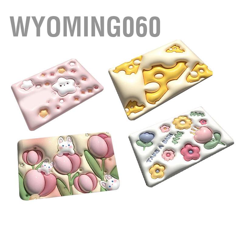 Wyoming060 Diatomaceous Earth Floor Mat 3D Visual Thấm nước Nhanh chóng khô Sàn cho Phòng tắm
