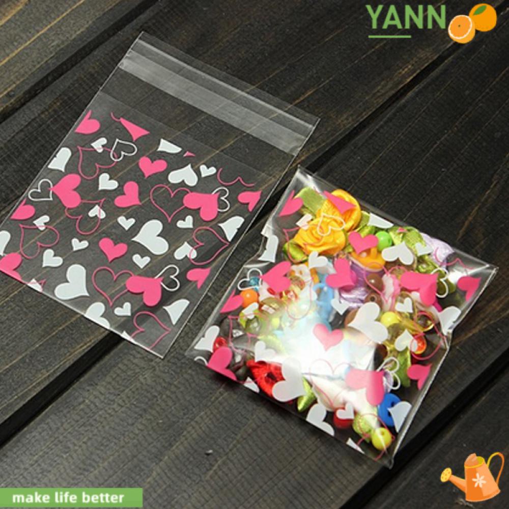 100 Túi Nhựa Tự Dính Dùng Đựng Kẹo Cưới