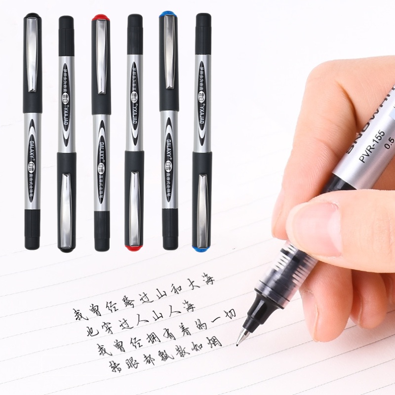 Bút Bi Mực Đen / Đỏ Ngòi 0.5mm Chất Lượng Cao Tiện Dụng