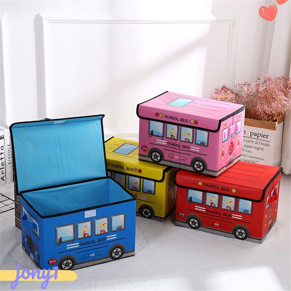 Hộp Đựng Đồ Chơi Xe Buýt Trường Học Chống Ẩm Mới