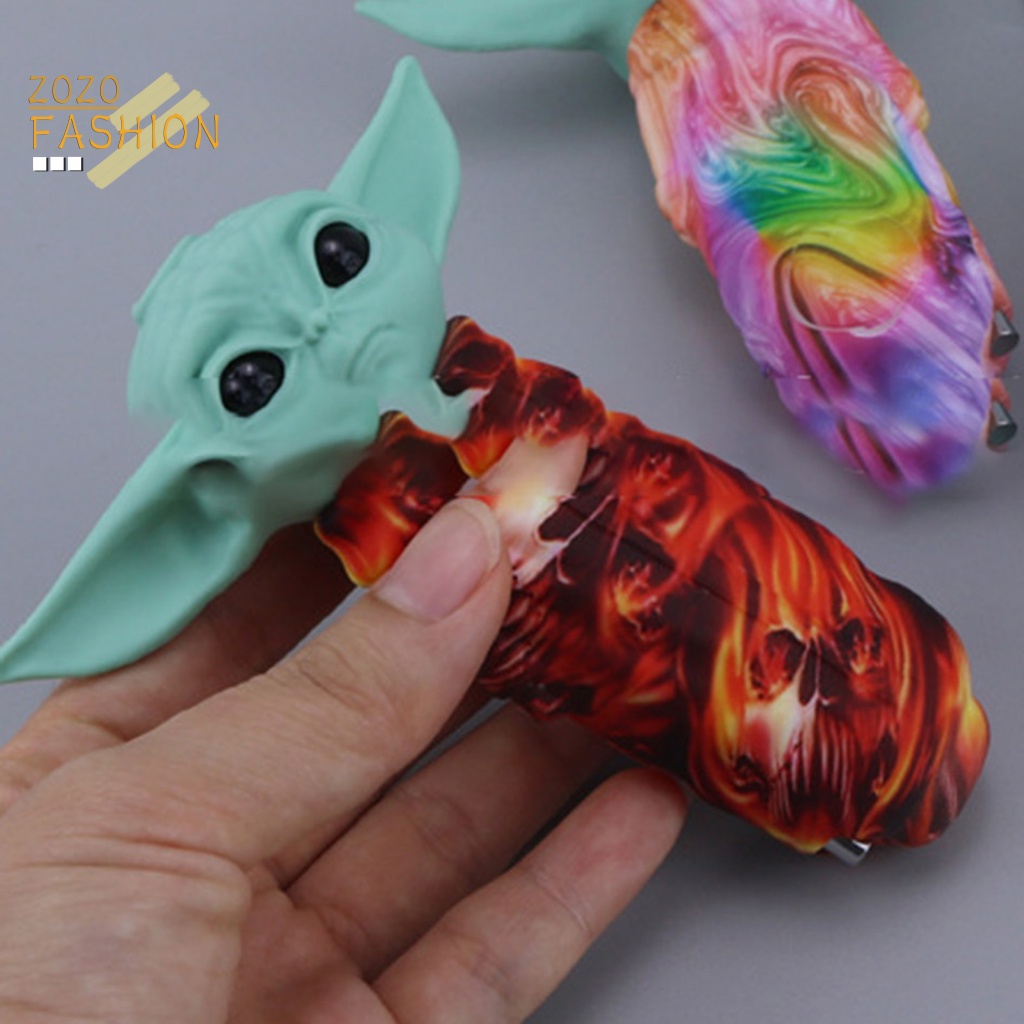 Mô Hình Nhân Vật Người Ngoài Hành Tinh Mandalorian Bằng Silicone