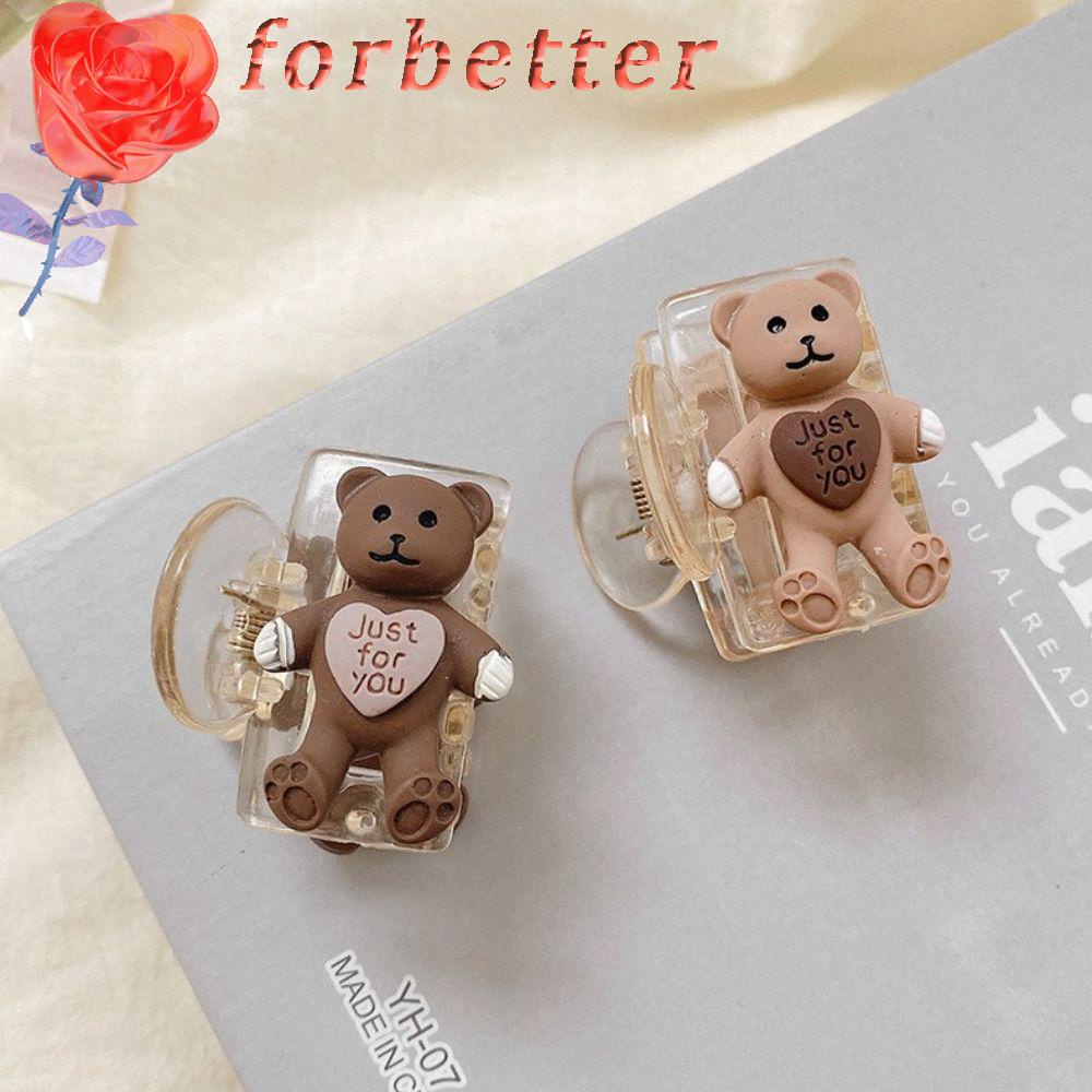 Kẹp Tóc Nhỏ Hình Quả Bí Ngô / Gấu / Hoa Sáng Tạo Thanh Lịch Cho Nữ