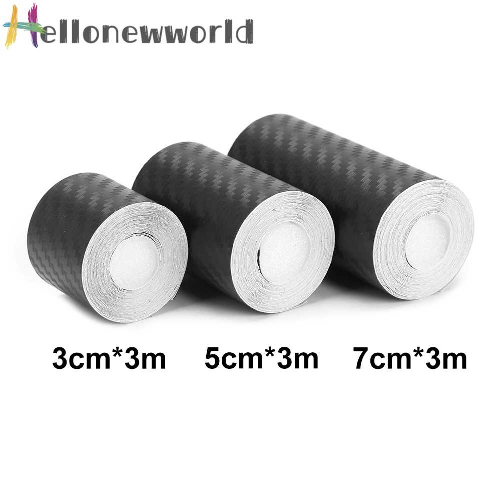 Miếng Dán Nano Sợi Carbon Chống Trầy Cho Cửa Xe Hơi DIY