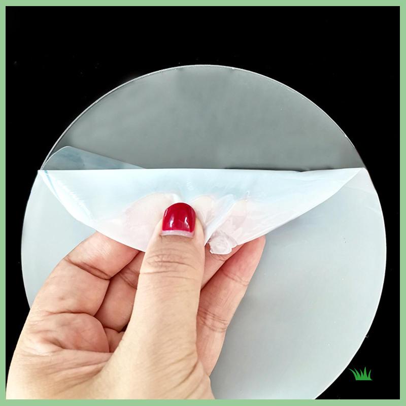 Đĩa Tròn Bằng Acrylic Dùng Nướng Bánh Tráng Miệng Tái Sử Dụng Tiện Lợi