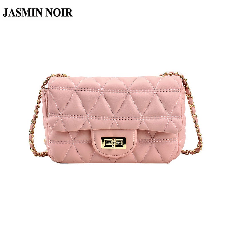 Túi XáchJ ASMIN NOIR Da PU Vân Da Cá Sấu Phối Dây Xích Nhỏ Nhắn Thời Trang Dành Cho Nữ