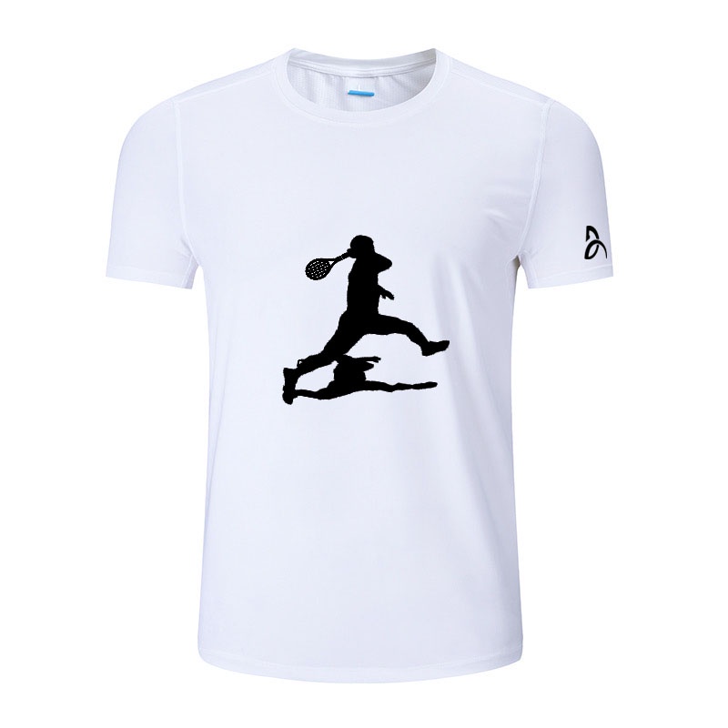 Djokovic Áo Thun cotton Tay Ngắn Cổ Thuyền Phong Cách Thể Thao Mùa Hè Cho Nam Và Nữ