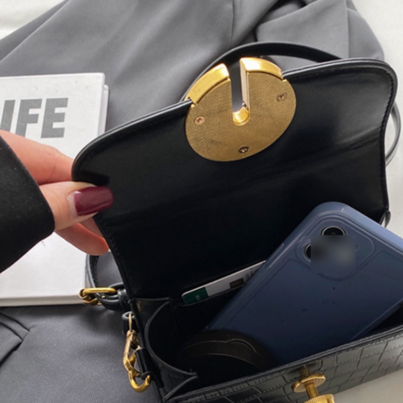 Túi Đeo Vai Hình Vuông Cỡ Nhỏ Đơn Giản Thời Trang Hàn Quốc Chất Lượng Cao Cho Nữ