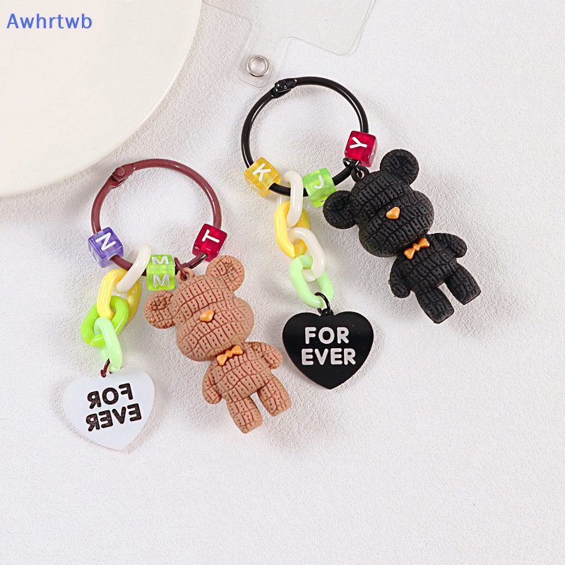 Móc Chìa Khóa Hình Gấu Bông Nhiều Màu Sắc Dễ Thương Mới