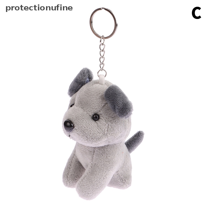 Đồ chơi nhồi bông Hình Chó Sói Hoạt Hình PR3VN Đáng Yêu Trang Trí Ba Lô / Móc Khóa