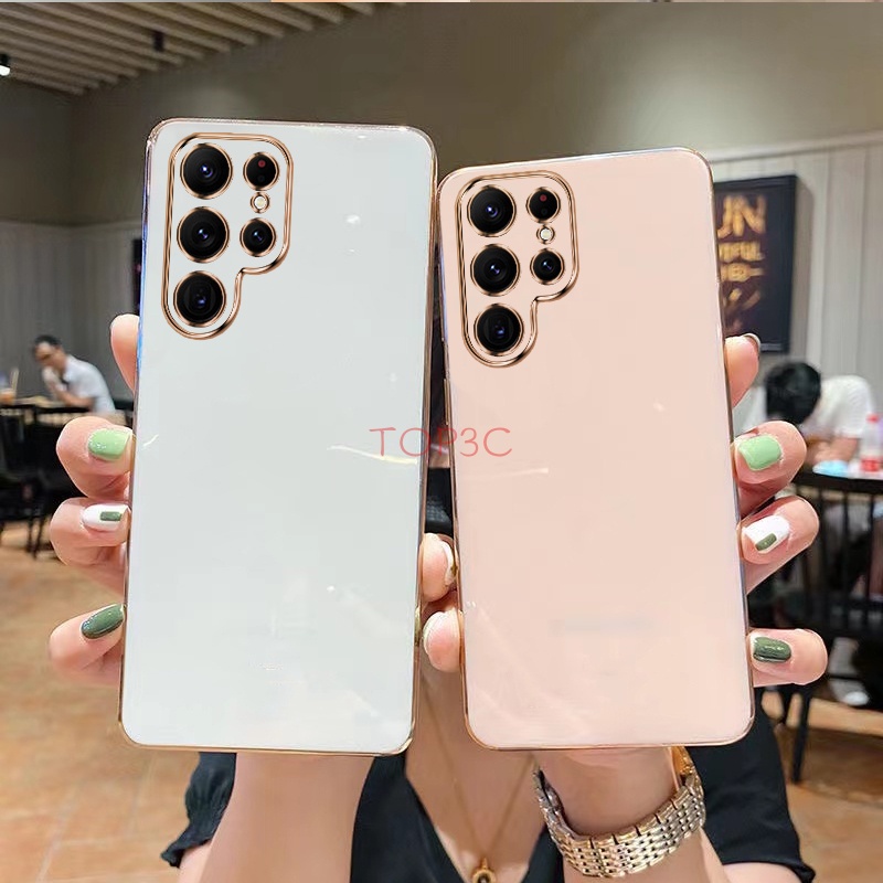 Ốp lưng S23 Ultra Ốp Điện Thoại Viền Thẳng Thời Trang Cho Samsung S23 ultra / S23 Plus / S22 ultra / S21 ultra / S23 ZB