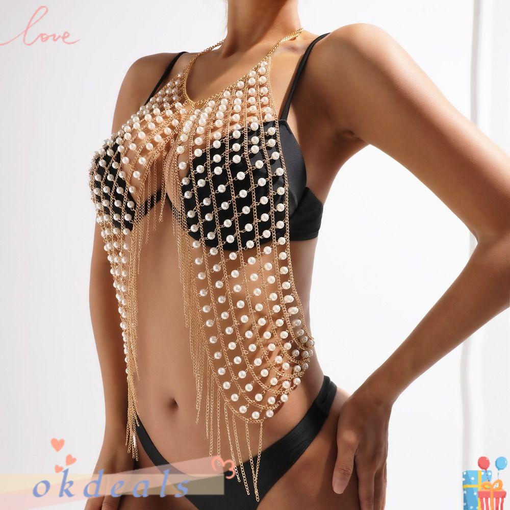 Vòng cổ Đính Hạt Tua Rua Sang Trọng