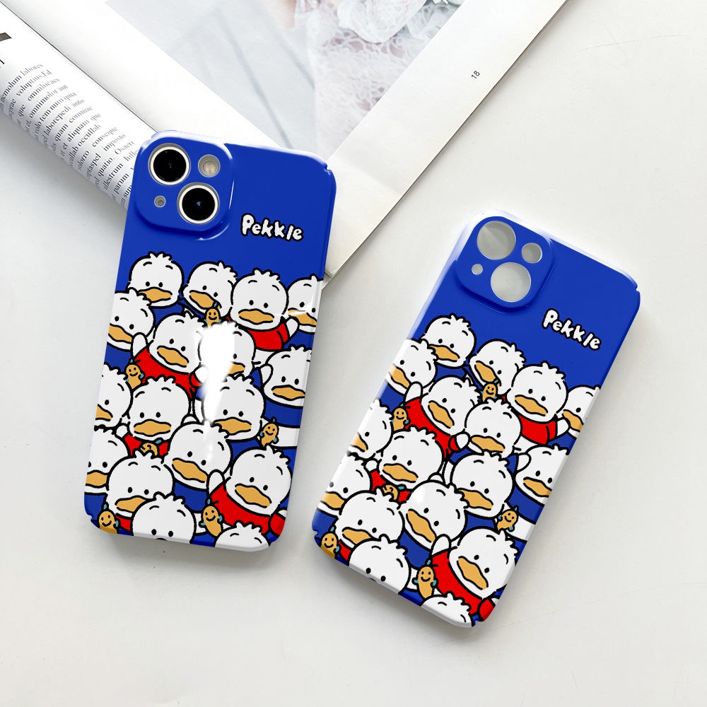 Ốp Điện Thoại Cứng Hình Chú Vịt Dễ Thương Cho iPhone14 / 13 / / xr 1178 Plus / 12 Film / xs