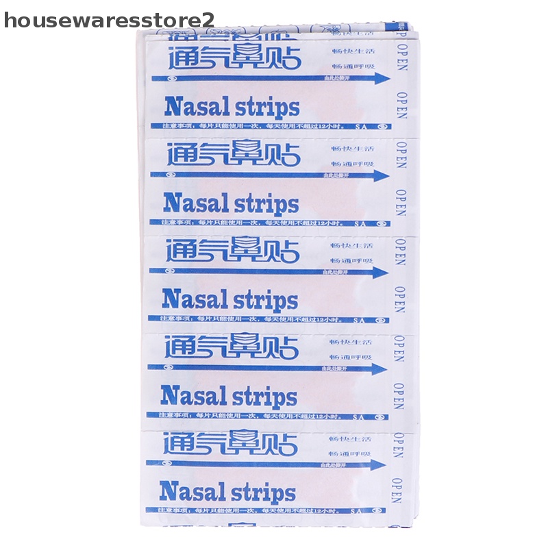 Set 2 / 50 Miếng Dán Mũi Chống Ngáy Khi Ngủ Tiện Dụng