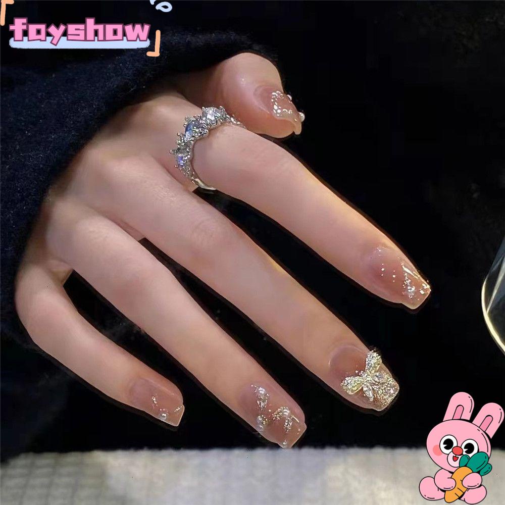 Hộp 24 Móng Tay Giả Múa Ba Lê Pháp Chất Lượng Cao