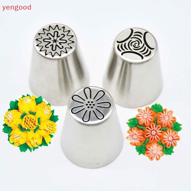 Bộ 6 Đuôi Bắt Bông Kem Bằng Thép Không Gỉ Chất Lượng Cao