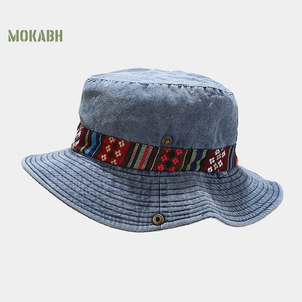 Abh Mũ Tai Bèo Họa Tiết Hình Học Có Thể Điều Chỉnh Kích Thước Cho Nam Và Nữ