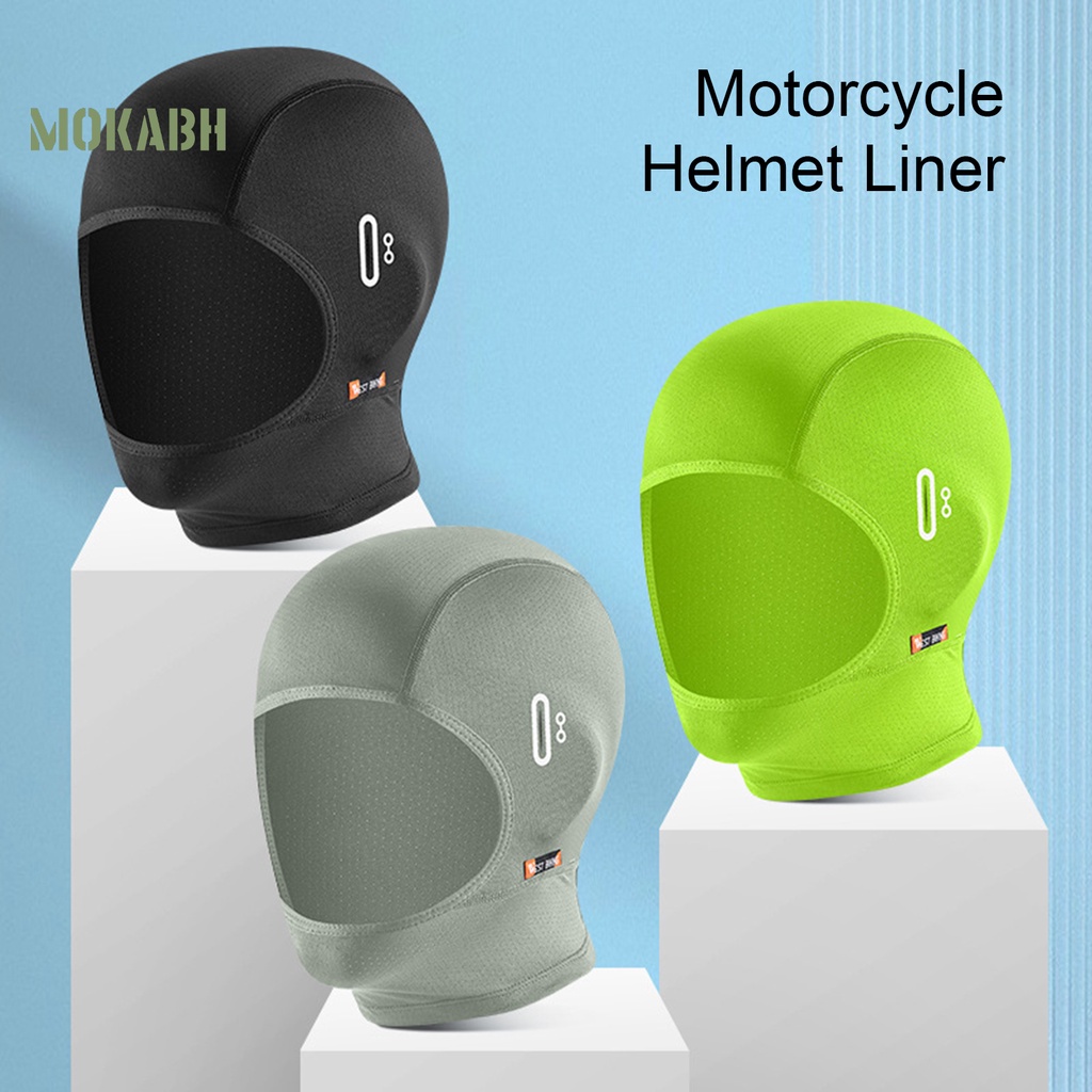 [Mok Abh] Miếng Lót Mũ Bảo Hiểm Mềm Mại Co Giãn Tốt Nhanh Khô Thoáng Khí Bảo Vệ Mặt Và Mặt Cảm Ứng Thoải Mái Khi Đi Xe