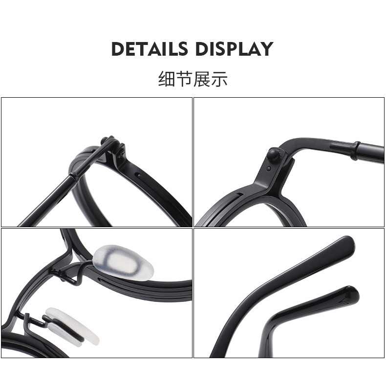 Mắt Kính Gọng Tròn Bằng Titan Phong Cách Mới 2023 RLT5862