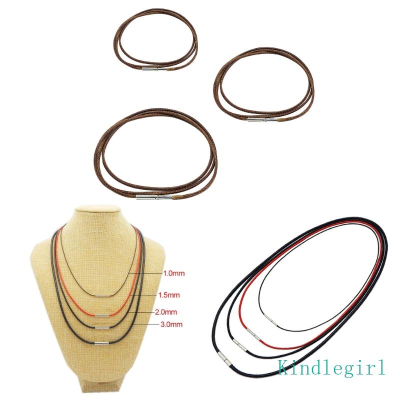 Dây Da Làm Trang Sức DIY 45 50 60cm Chất Lượng Cao