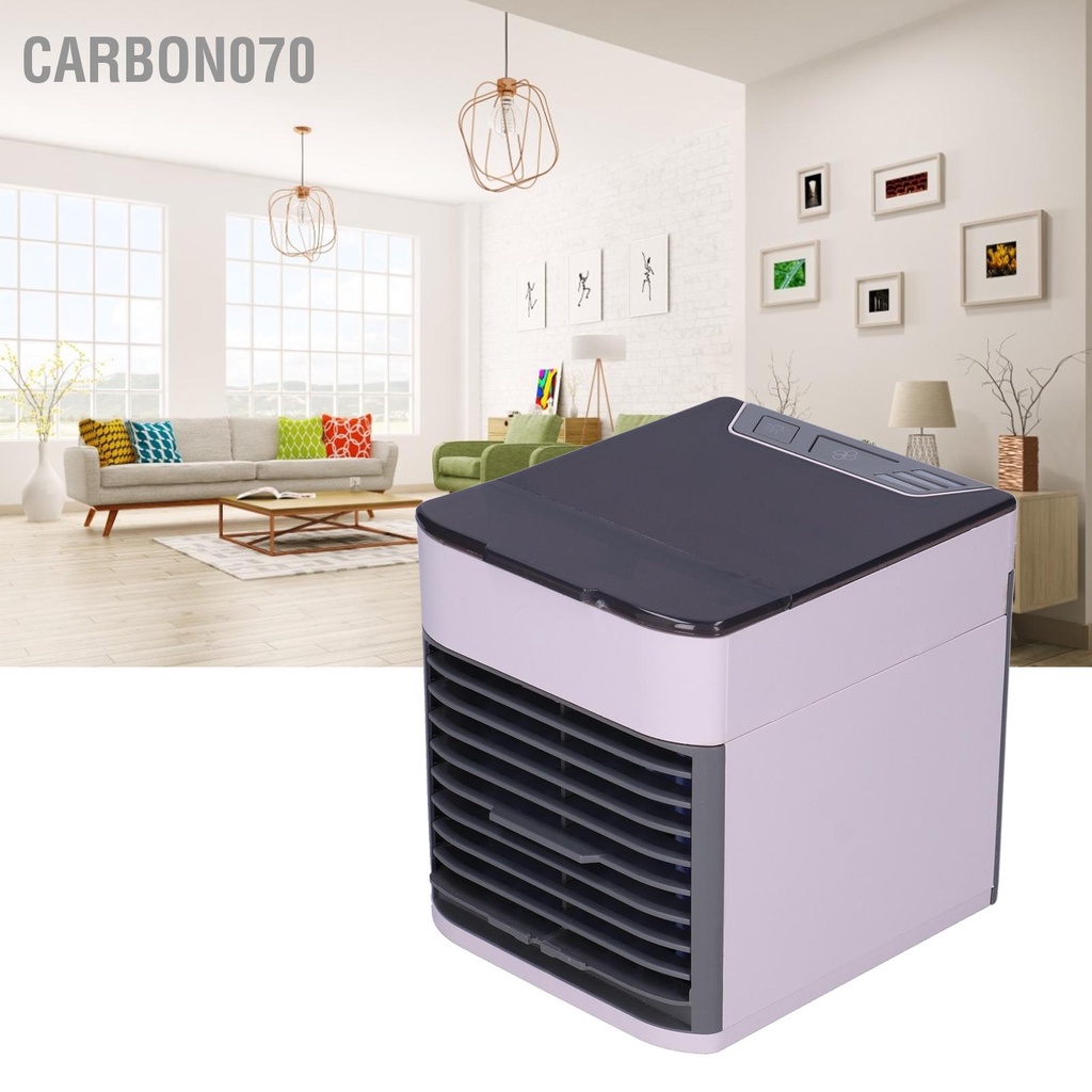 Carbon070 Máy Làm Mát Không Khí Quạt Điều Hòa Mini Chạy Bằng Nguồn USB Tạo Độ Ẩm Lọc Cho Ô Tô Văn Phòng Nhà