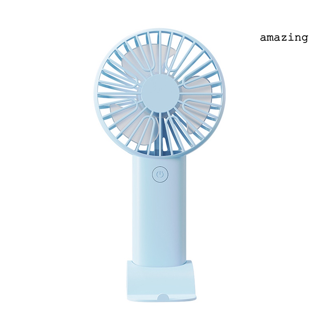 1 Bộ Quạt Cầm Tay 3 Tốc Độ Không Ồn Với Đế Sạc USB Có Thể Tháo Rời Cho Điện Thoại