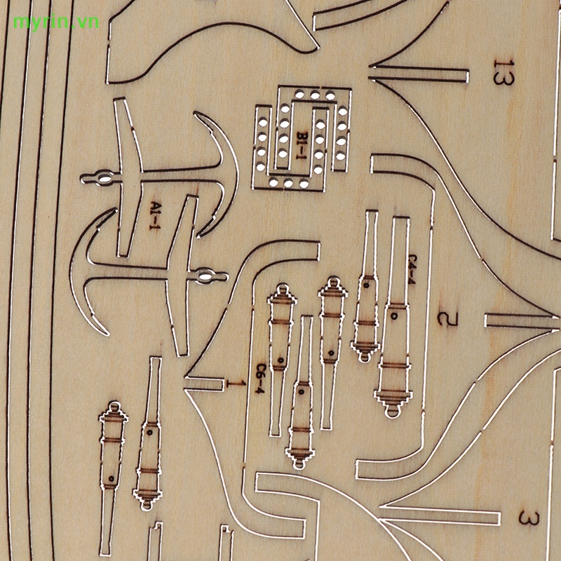 Mô Hình Thuyền Buồm DIY Tỉ Lệ 1: 100 Dùng Để Trang Trí