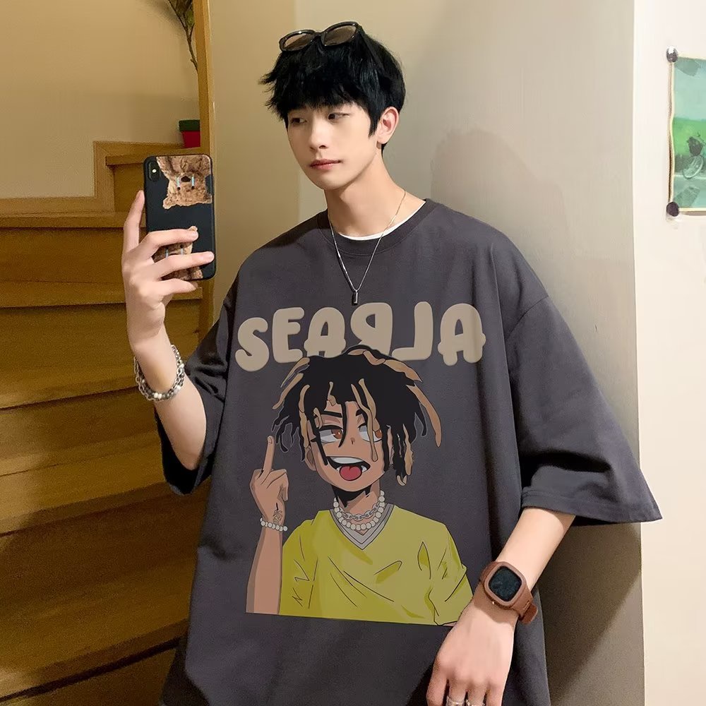 Áo thun nam ngắn tay in hình hoạt hình